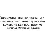 Иррациональная вулканология конфликтов: туннелирование кривизна как проявление циклом Ступени этапа